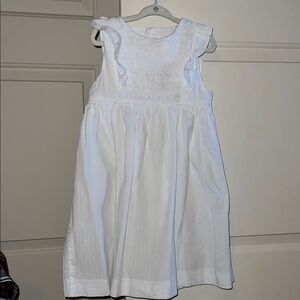 Edgehill Collection Elegant White Kids Dress